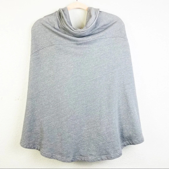 STEM Gray Full Zip Cardigan/Cape Sweater Size M/L - Picture 4 of 6